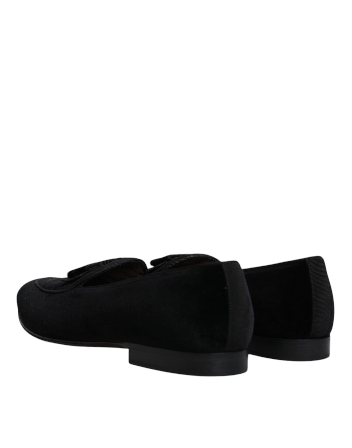 Black Velvet Loafers Formal Men Dress Shoes