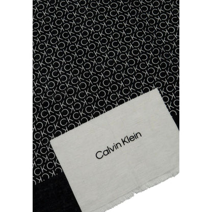 Black Cotton Scarf