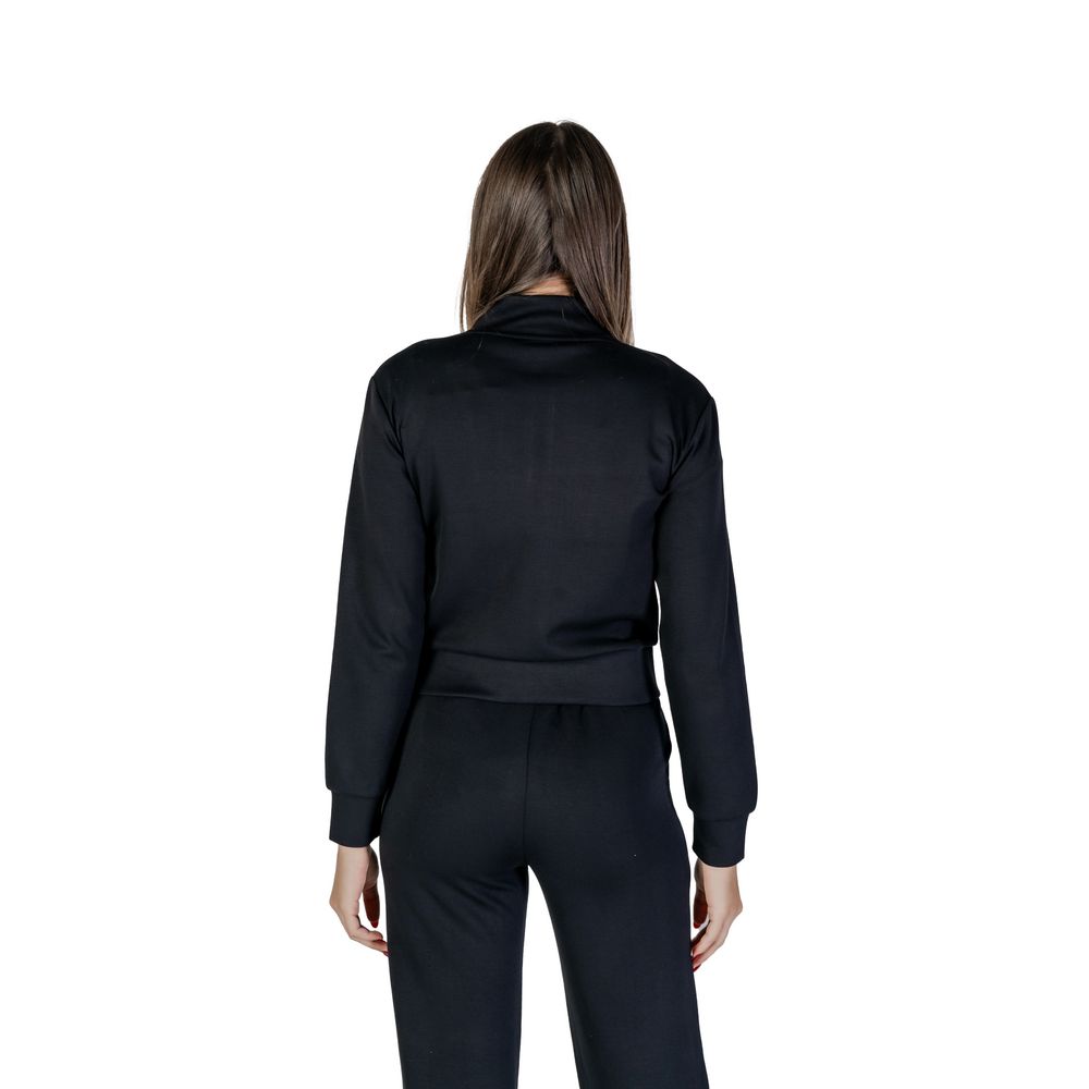 Black Polyester Sweater