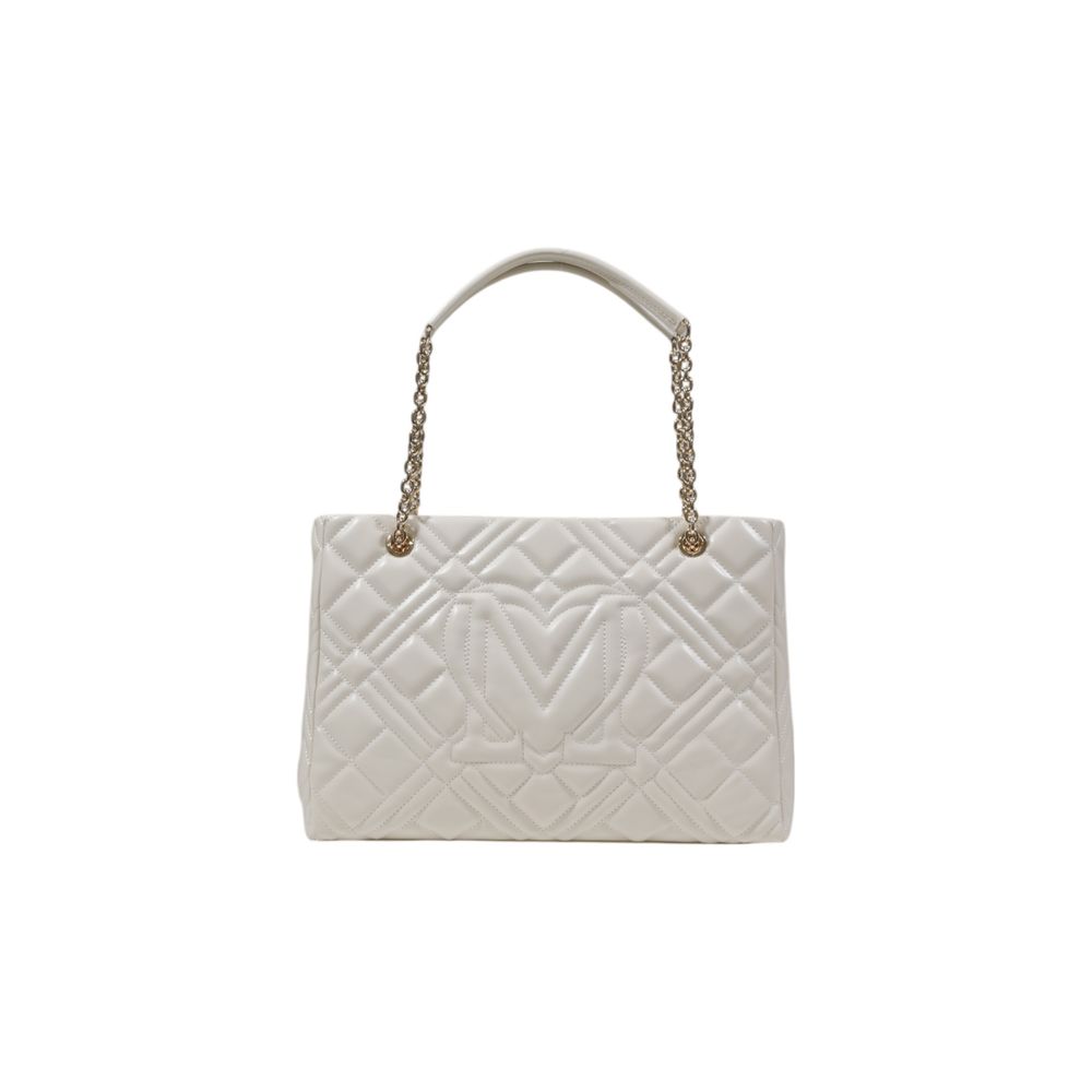 Beige Polyethylene Handbag