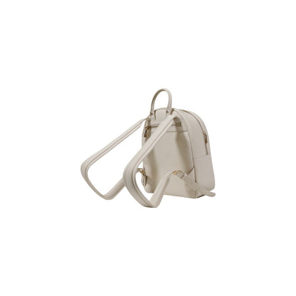 Beige Polyethylene Backpack