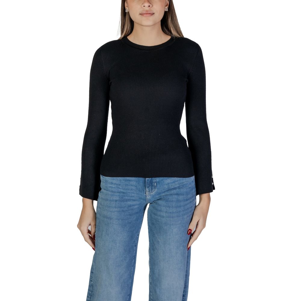 Black Viscose Tops & T-Shirt