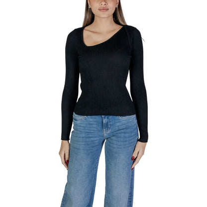 Black Viscose Tops & T-Shirt