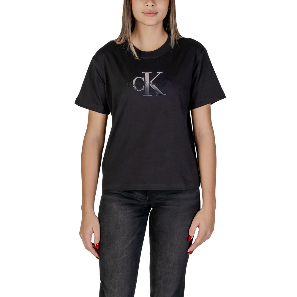 Black Cotton Tops & T-Shirt