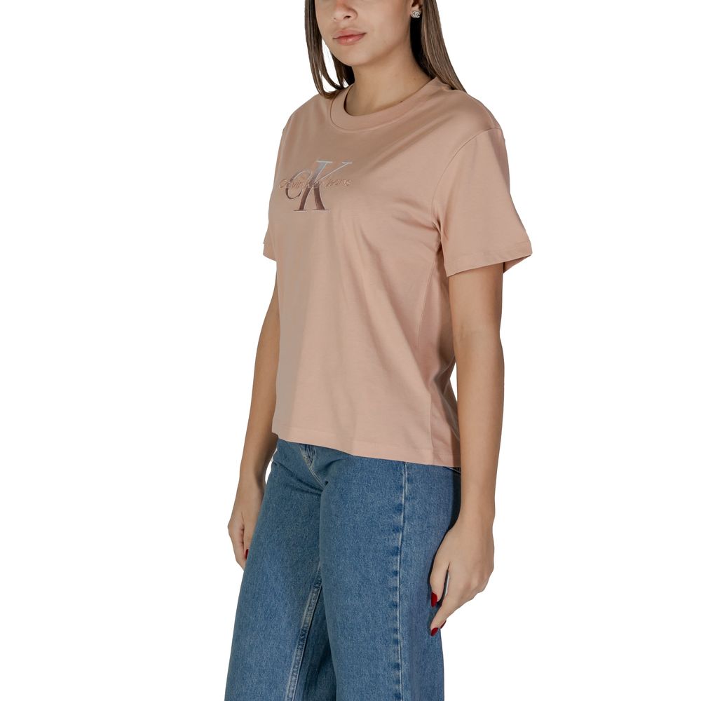 Pink Cotton Tops & T-Shirt