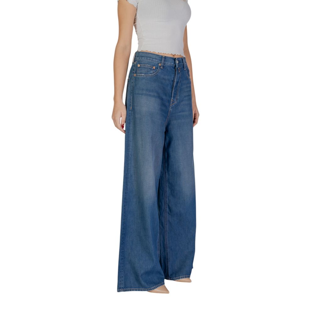 Blue Cotton Jeans & Pant