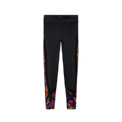 Black Elastane Jeans & Pant