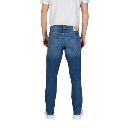 Blue Cotton Jeans & Pant