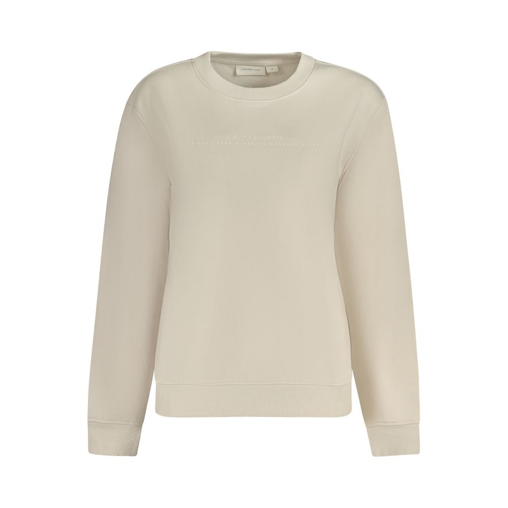 Beige Cotton Sweater