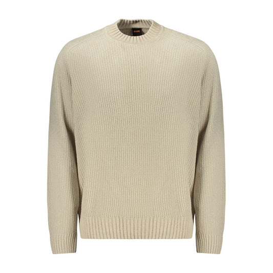 Beige Cotton Sweater