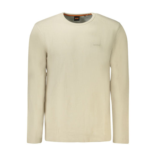 Beige Cotton Sweater