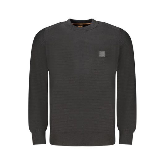 Black Cotton Sweater