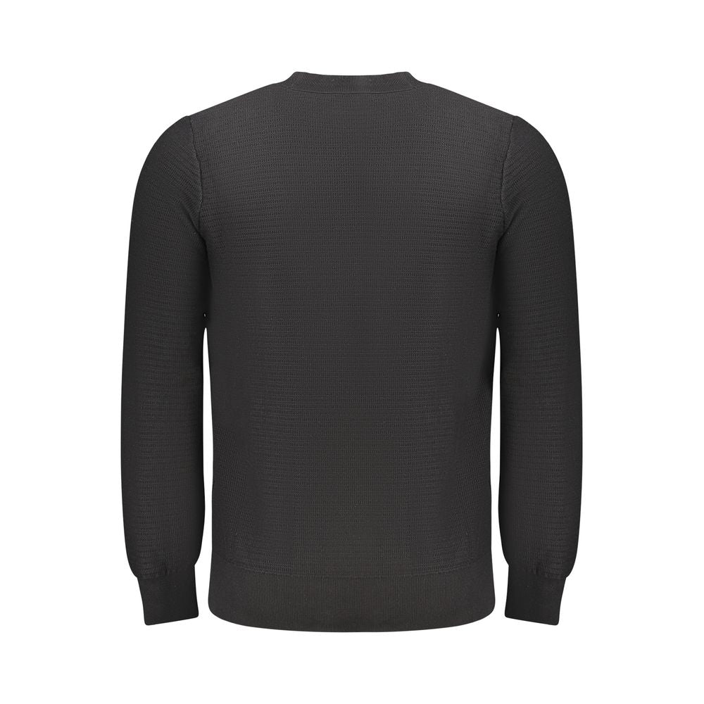 Black Cotton Sweater