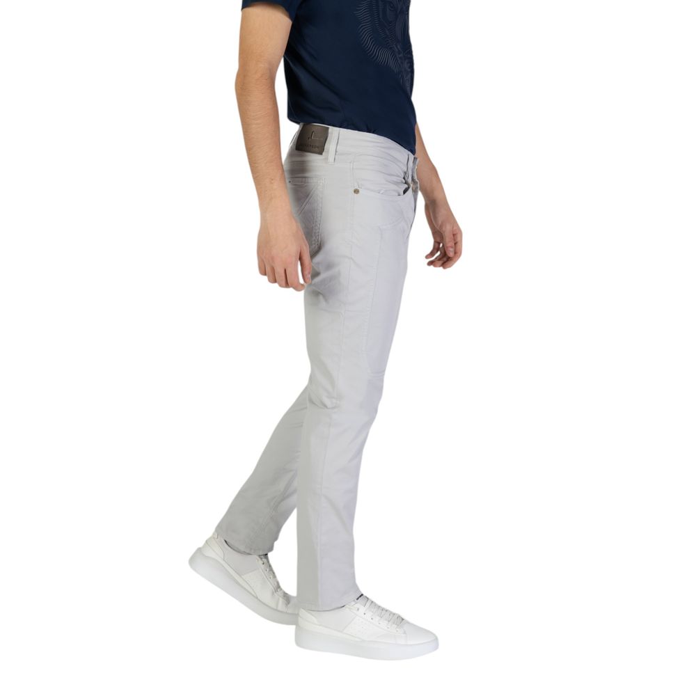 Gray Cotton Jeans & Pant