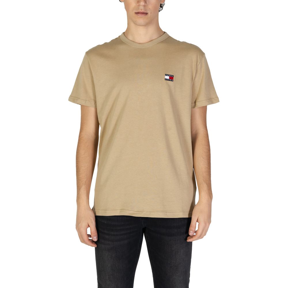 Beige Cotton Rigenerato T-Shirt