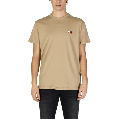 Beige Cotton Rigenerato T-Shirt