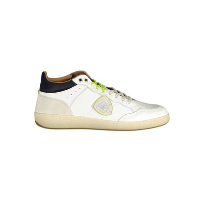 White Polyester Sneaker