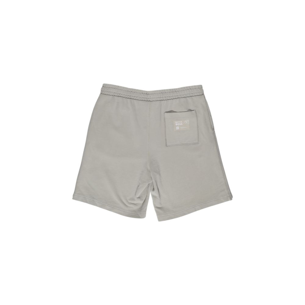 Beige Cotton Short