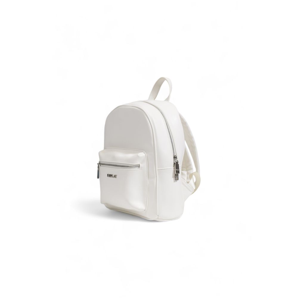 White Polyethylene Backpack