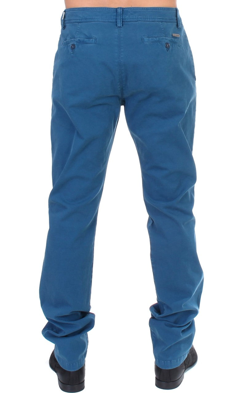 Elegant Straight Fit Cotton Chinos