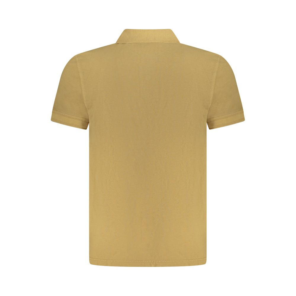 Beige Cotton Polo Shirt