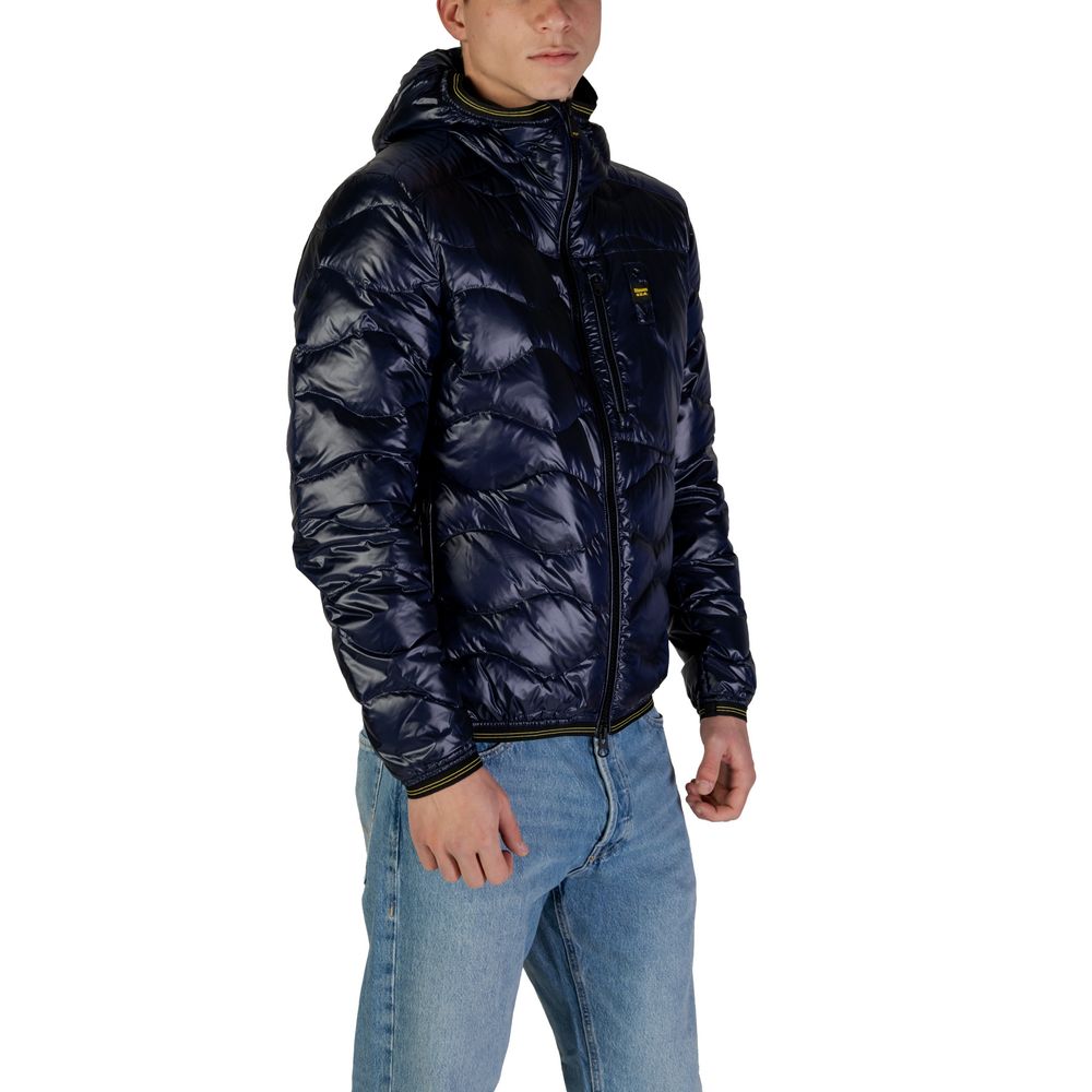 Blue Polyamide Jacket