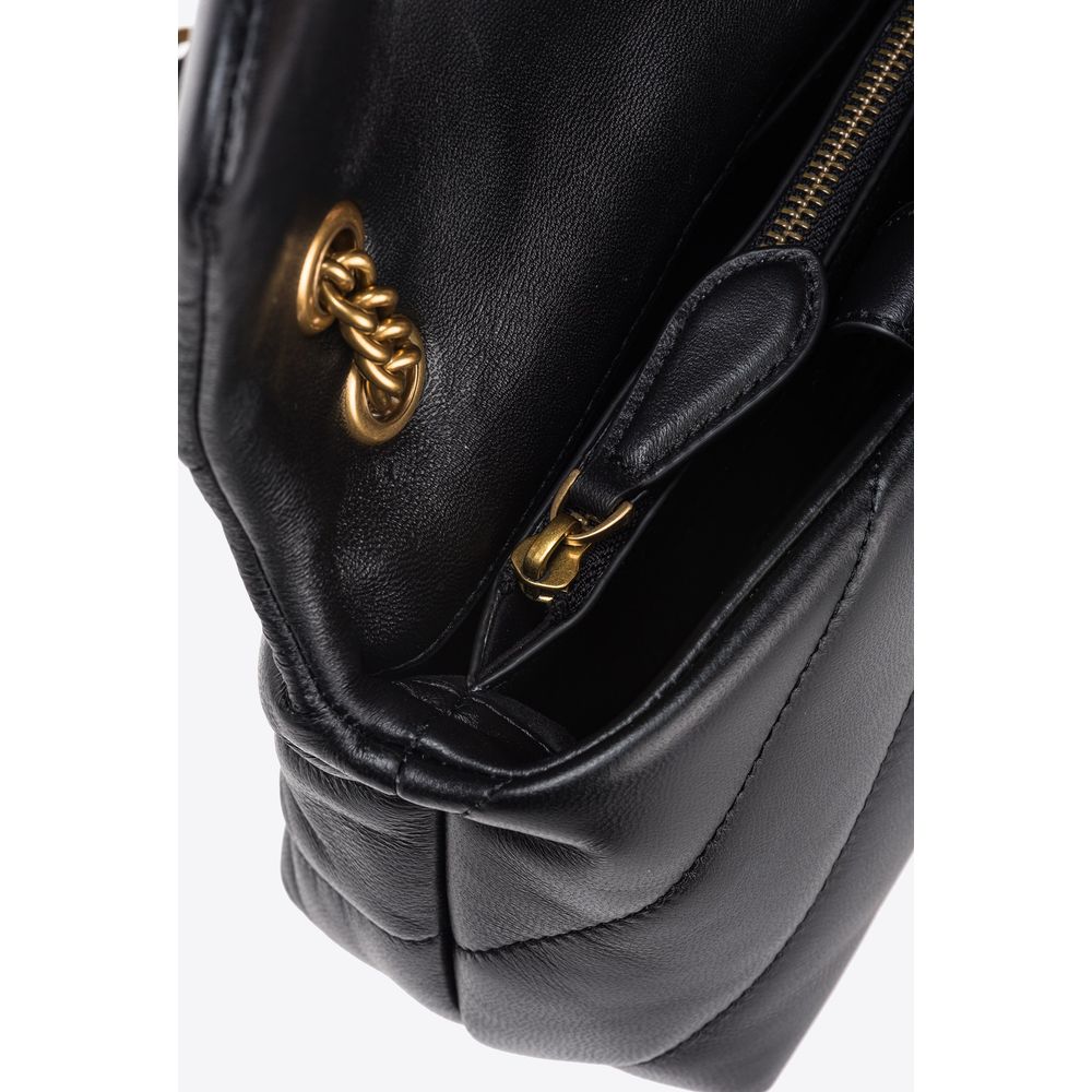 Black Leather Handbag