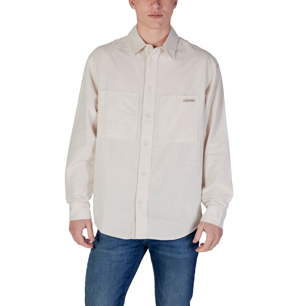 Beige Cotton Rigenerato Shirt