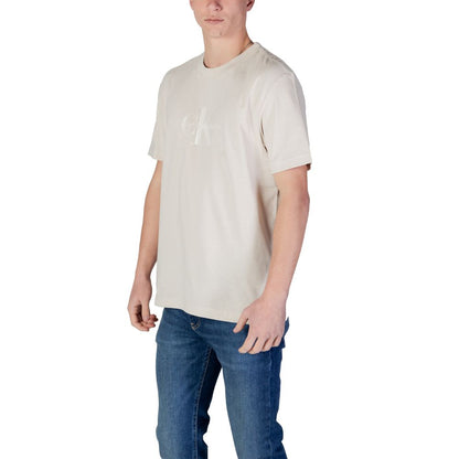 Beige Cotton Rigenerato T-Shirt