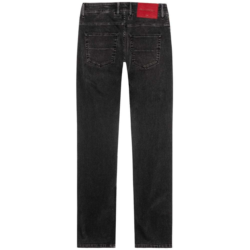 Black Cotton Jeans & Pant