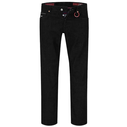 Black Cotton Jeans & Pant