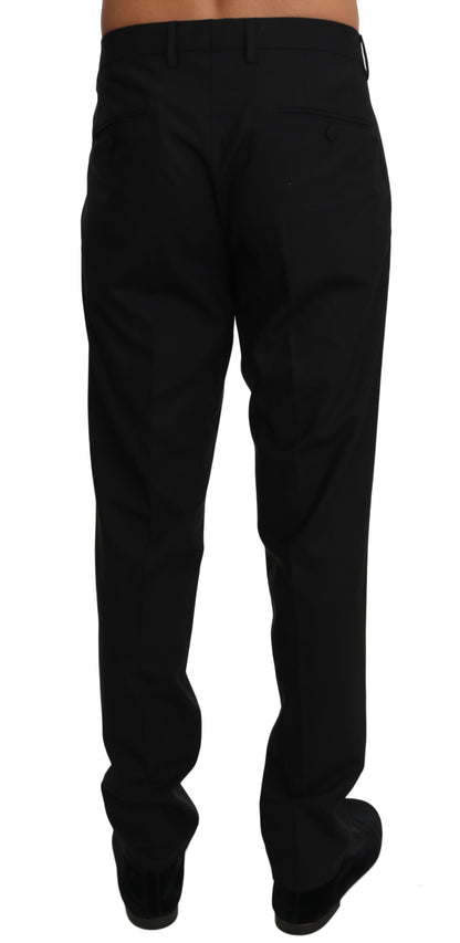 Elegant Formal Wool Blend Trousers