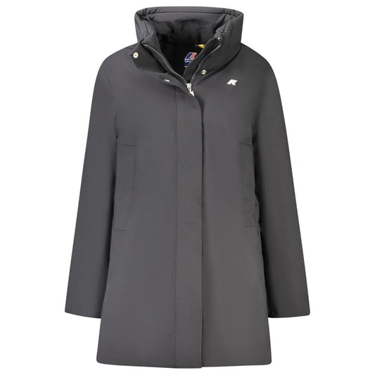 Black Nylon Jackets & Coat