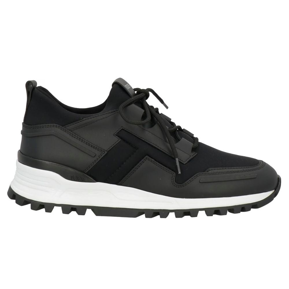 Black Calfskin Men Sneaker