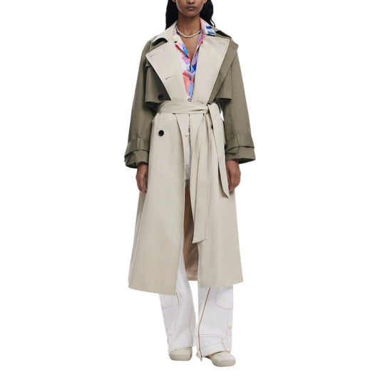 Beige Cotton Jackets & Coat