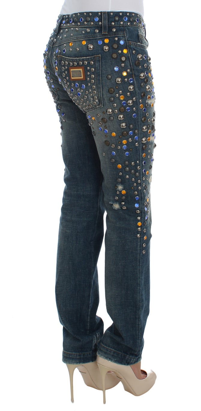 Enchanted Sicily Crystal Embellished Jeans