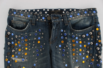 Enchanted Sicily Crystal Embellished Jeans