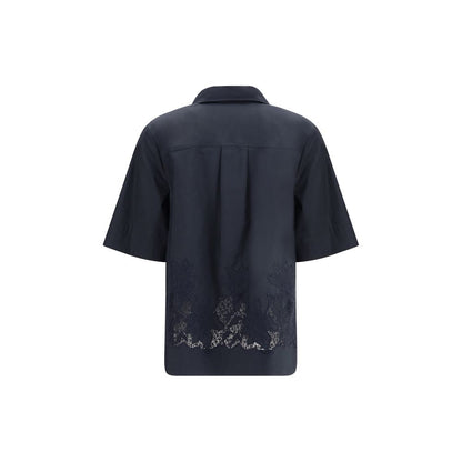 Short sleeves embroidered Shirt