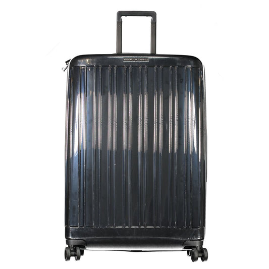 Black Polycarbonate Men Luggage