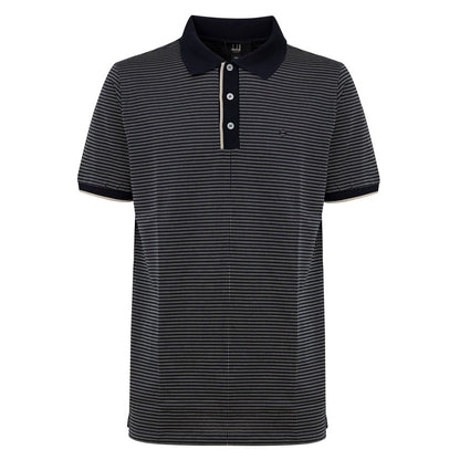 Blue Cotton Polo Shirt