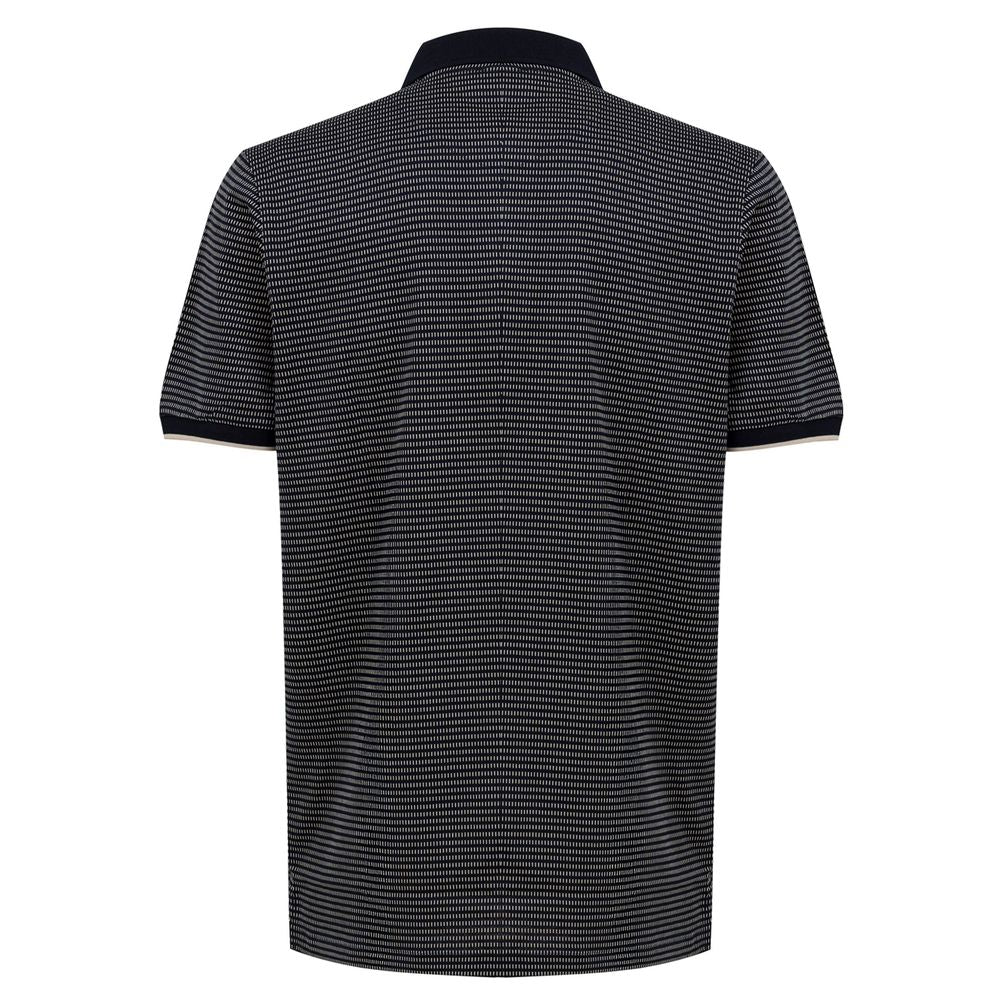 Blue Cotton Polo Shirt