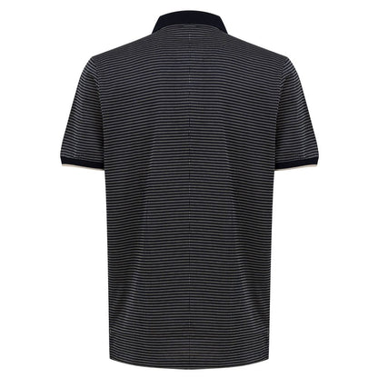 Blue Cotton Polo Shirt