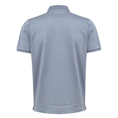 Blue Cotton Polo Shirt