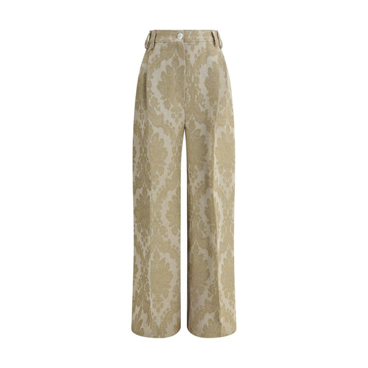 Brocade Print Pants