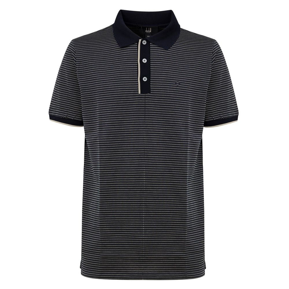Blue Cotton Polo Shirt
