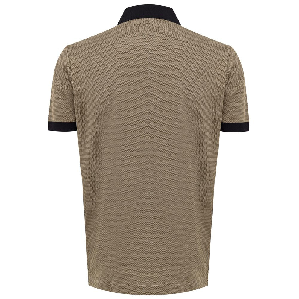 Green Cotton Polo Shirt