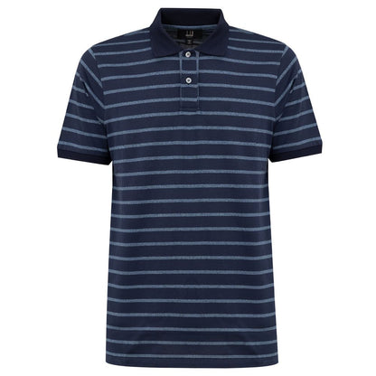 Blue Cotton Polo Shirt