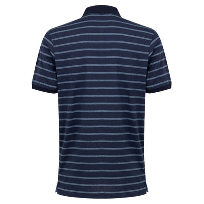 Blue Cotton Polo Shirt
