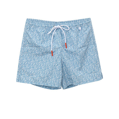 Light Blue Polyester Swimwear