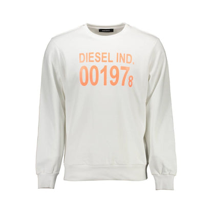 White Cotton Men Sweater
